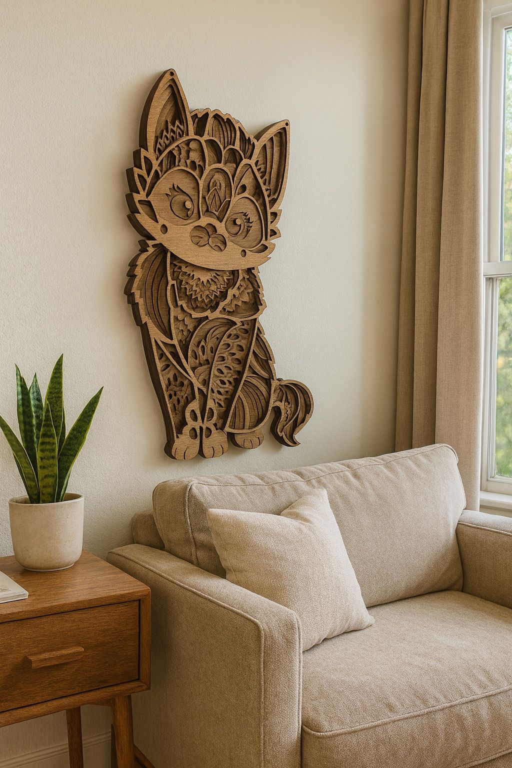 3D Wooden Wall Art 