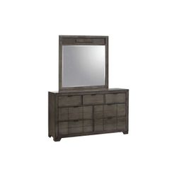 Solid Wood Dresser With Mirror