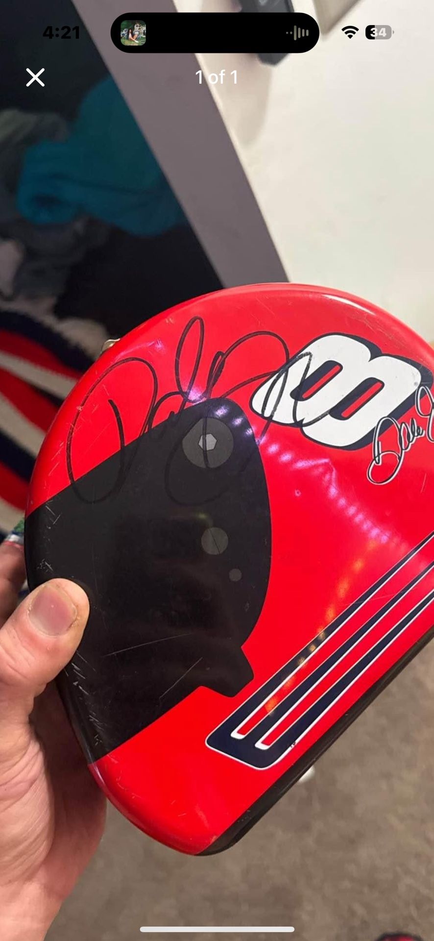 Dale Jr Signed Lunchbox