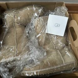UGG Australia Boots women classic Tall winter shearling camel Leather boots