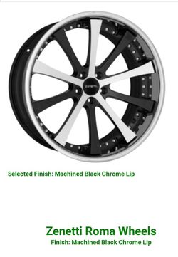 Zenetti Roma 20inch Rims
