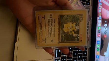 Pokemon Pikachu Card