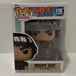 1195 Might Guy Vaulted Funko Pop Anime Naruto MIB