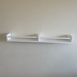 2 Decorative Book Shelves