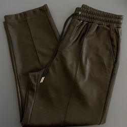 Calia by Callie Underwood Leather Joggers