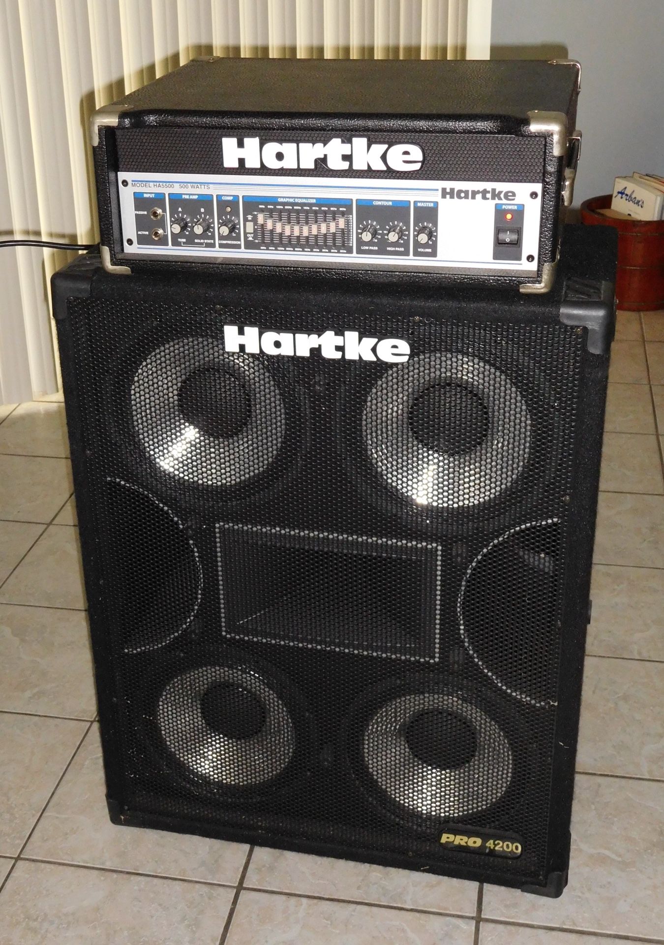 Hartke HA 5500 & Hartke Pro 4200