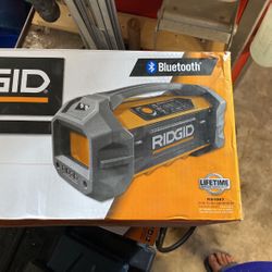 Ridgid Jobsite Radio New