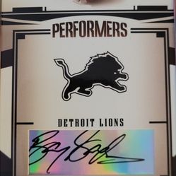 Barry Sanders Auto /25