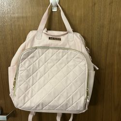 Backpack - Medium Sized Baby Supplies Pink Carrier. Comes from a Smoke Free and Pet Free Home!! In Very Good Condition, by Baby Essentials.