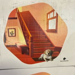 SELF-ADHESIVE CARPET STAIR TREADS with Landing Rug and Cleaning Brush