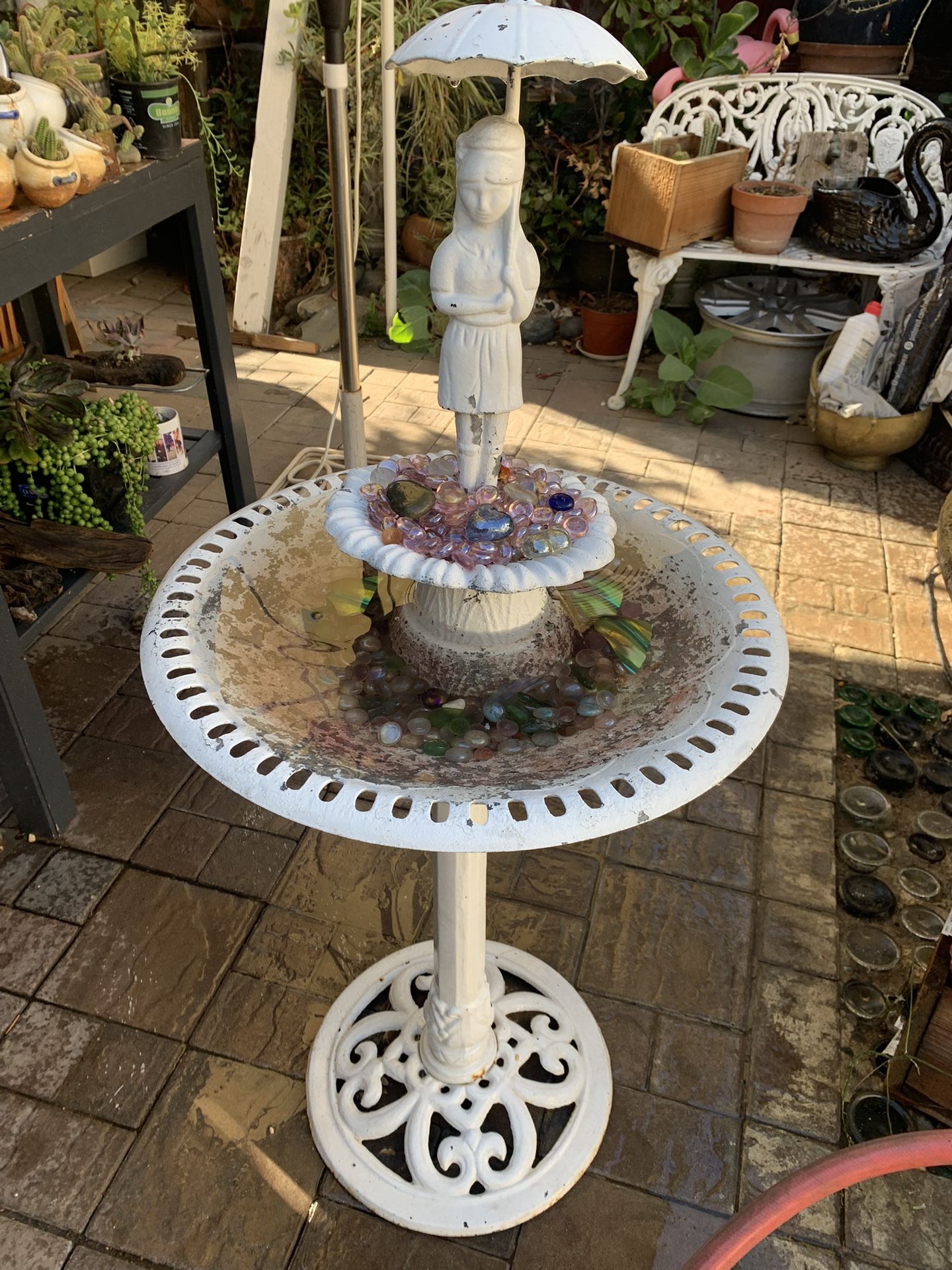 Metal Fountain.