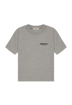 Fear Of God Essentials Dark Oatmeal Tee