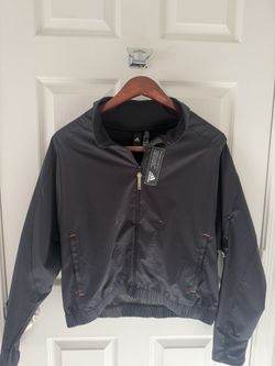 Adidas Women’s Black Windbreaker Jacket