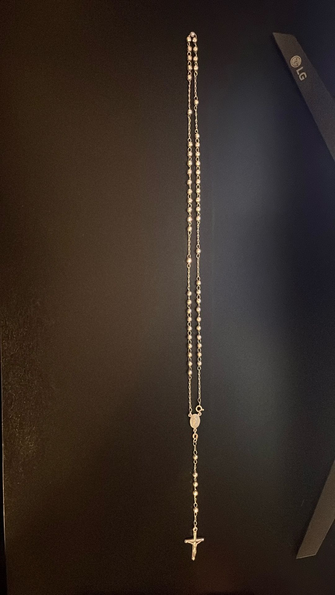 silver Rosary