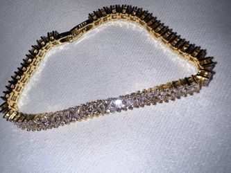 Gold Crystal Bracelet 