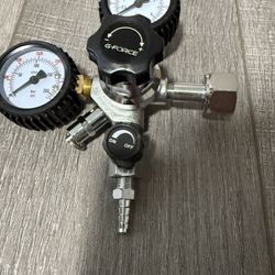 G-Force Primary Dual Gauge CO2 Regulator- New In Box