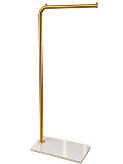 Gold coat rack