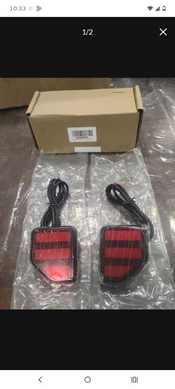 2018-2023 Jeep Wrangler JL LED Rear Bumper Inserts
