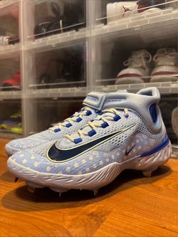 Nike Alpha Huarache Elite 4 Mid Fathers Day HV6885-400 Baseball Cleats Sz 12M N