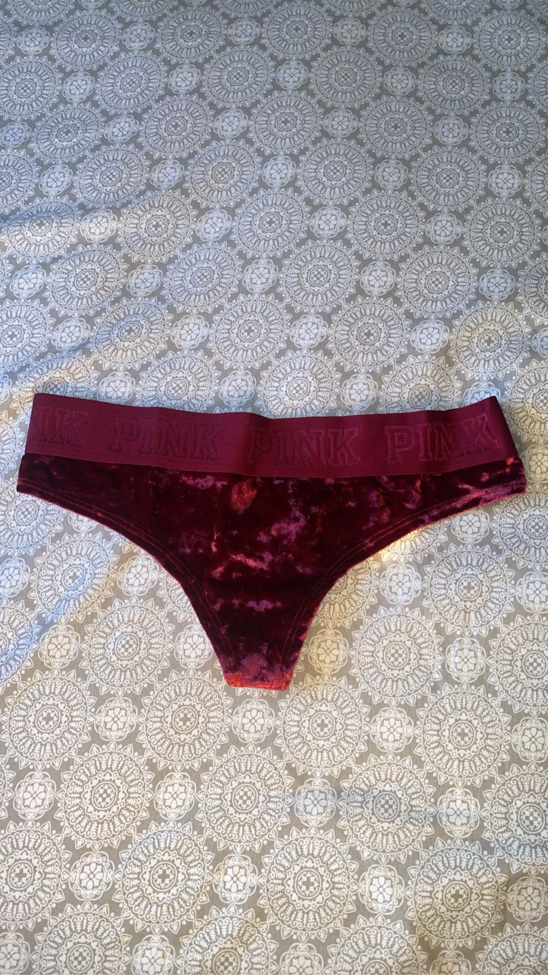 Pink Victoria’s Secret Velvet Undershirt (Never Worn)