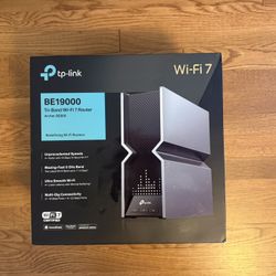 TP Link Archer BE800 BE19000 Wifi 7 Mesh Router 
