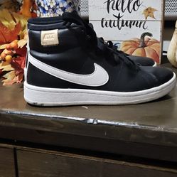 Nike Black And White Hightops 