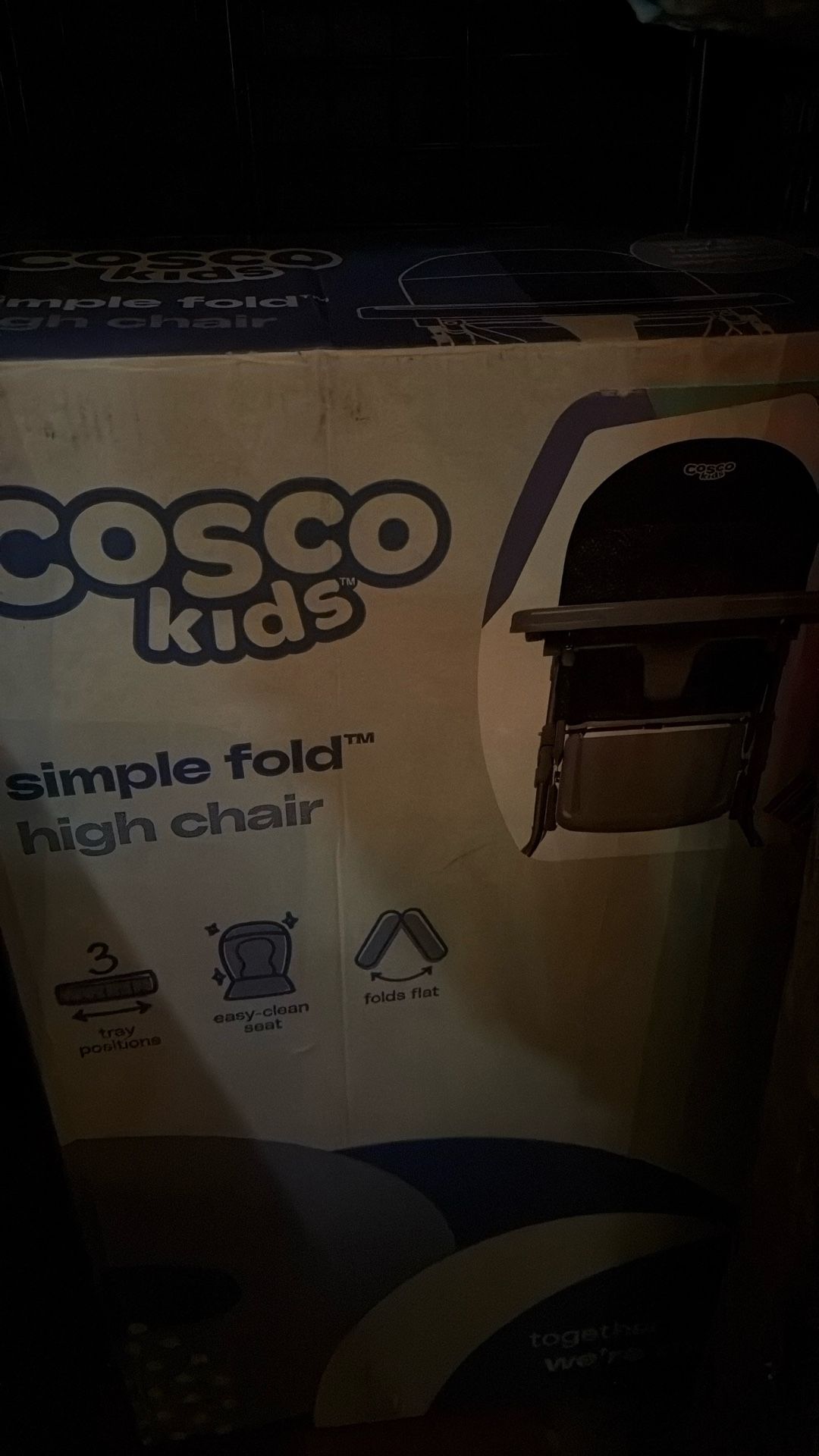 New Baby HIGHCHAIR In Box For Boy Or Girl $40 Cash Please Thank U 