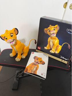 LEGO Young Simba the Lion King 43247 Disney Simba Complete Built with Box and Instructions