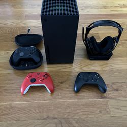 Xbox Series X 1TB, Elite Series 2 Controller, 2 Series X Wireless Base Controllers, Astro A50 Wireless Headset (Gen 4)