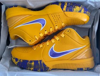 Nike Kobe 4 Draft Day Lakers Size 6Y