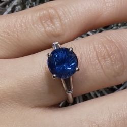 Sapphire & Diamond Ring