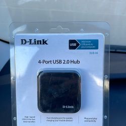 D-Link  DUB (DUBH4) 4-Ports USB 2.0 External Hub-New