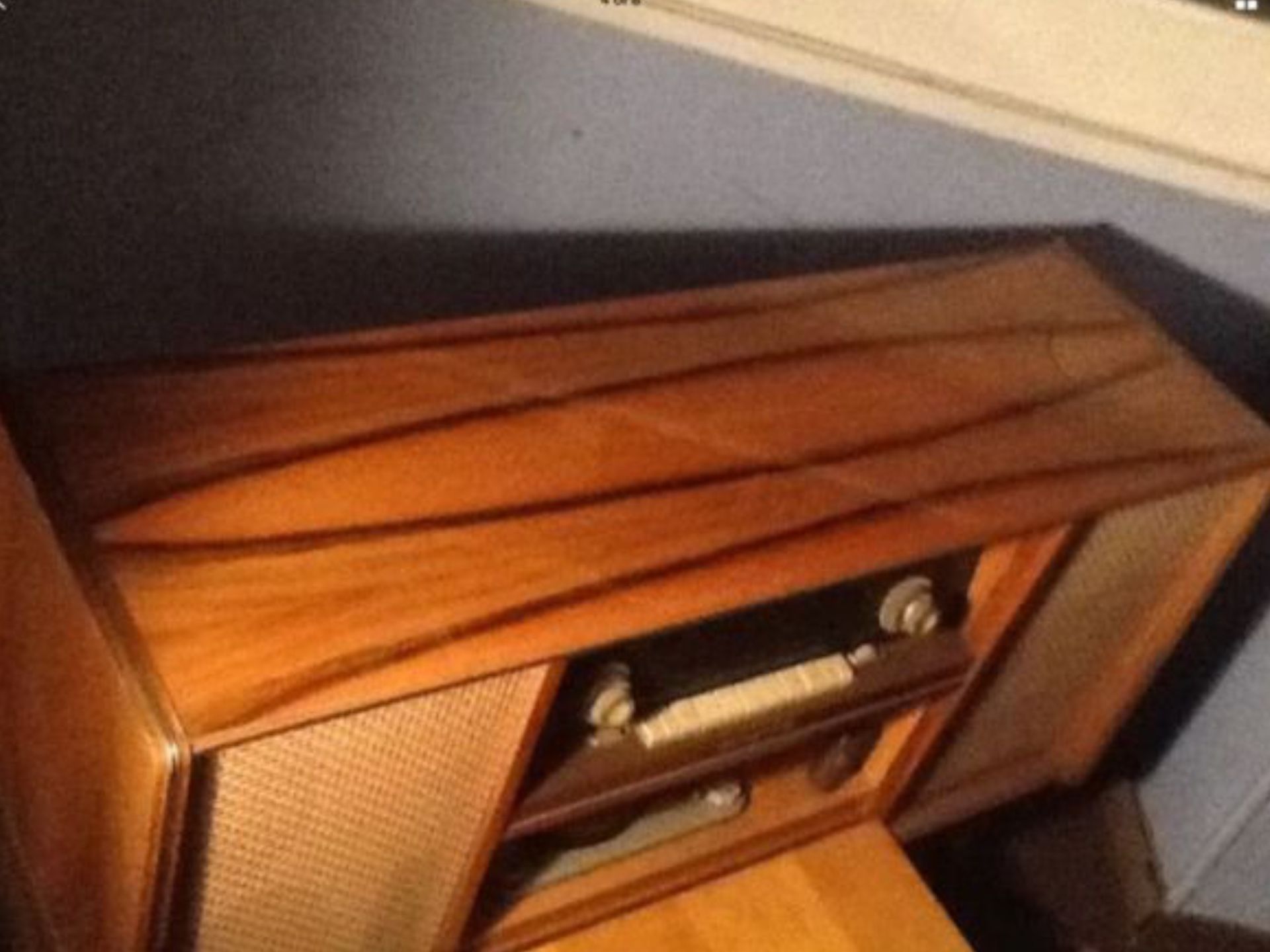 👍😁🎅YES…..!!!! NEW PRICING…!!!EMUD RADIO CONSOLE1950'S GERMANY NEEDS TUBES REBUILD