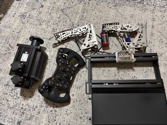 GSI X-29, VRS Pro Throttle & Brake VNM Simulation Pedal Simagic haptic,  VRS DirectForce Pro Wheel Base  VRS Hub Adapter