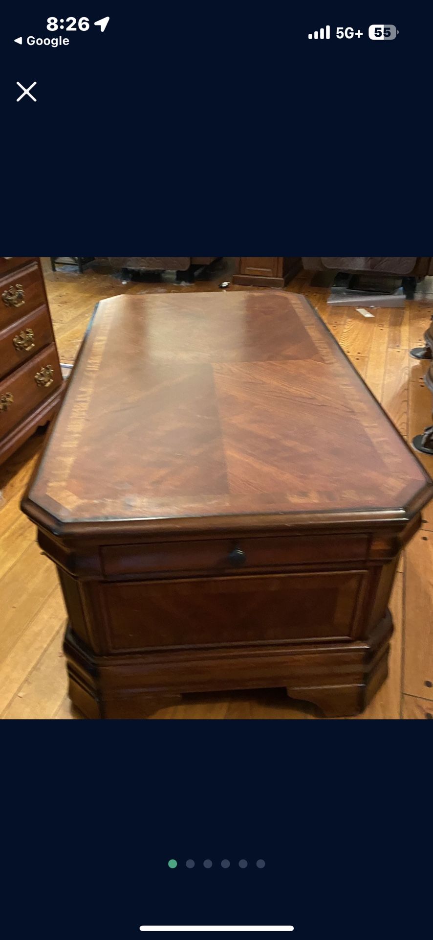 Nice Functional Coffee Table Has Wheels