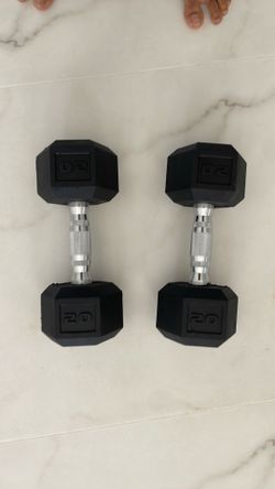 20 lbs pair dumbells