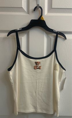 Brand new white & black Teddy Bear design cami size XL Juniors