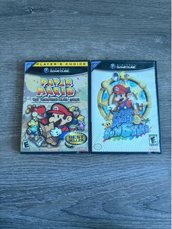 Super Mario Nintendo GameCube Games Bundle