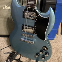 Brand New Firefly SG Electric Guitar - Pelham Blue! - Sold Out - Beautiful!