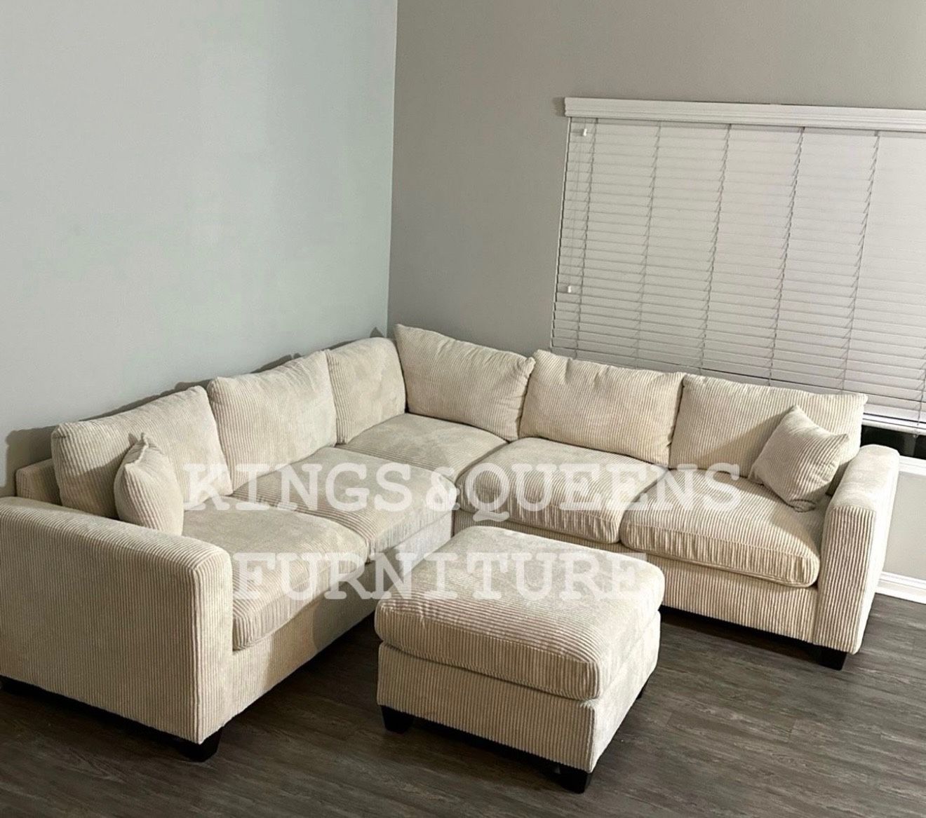 Ivory Sectional Sofa