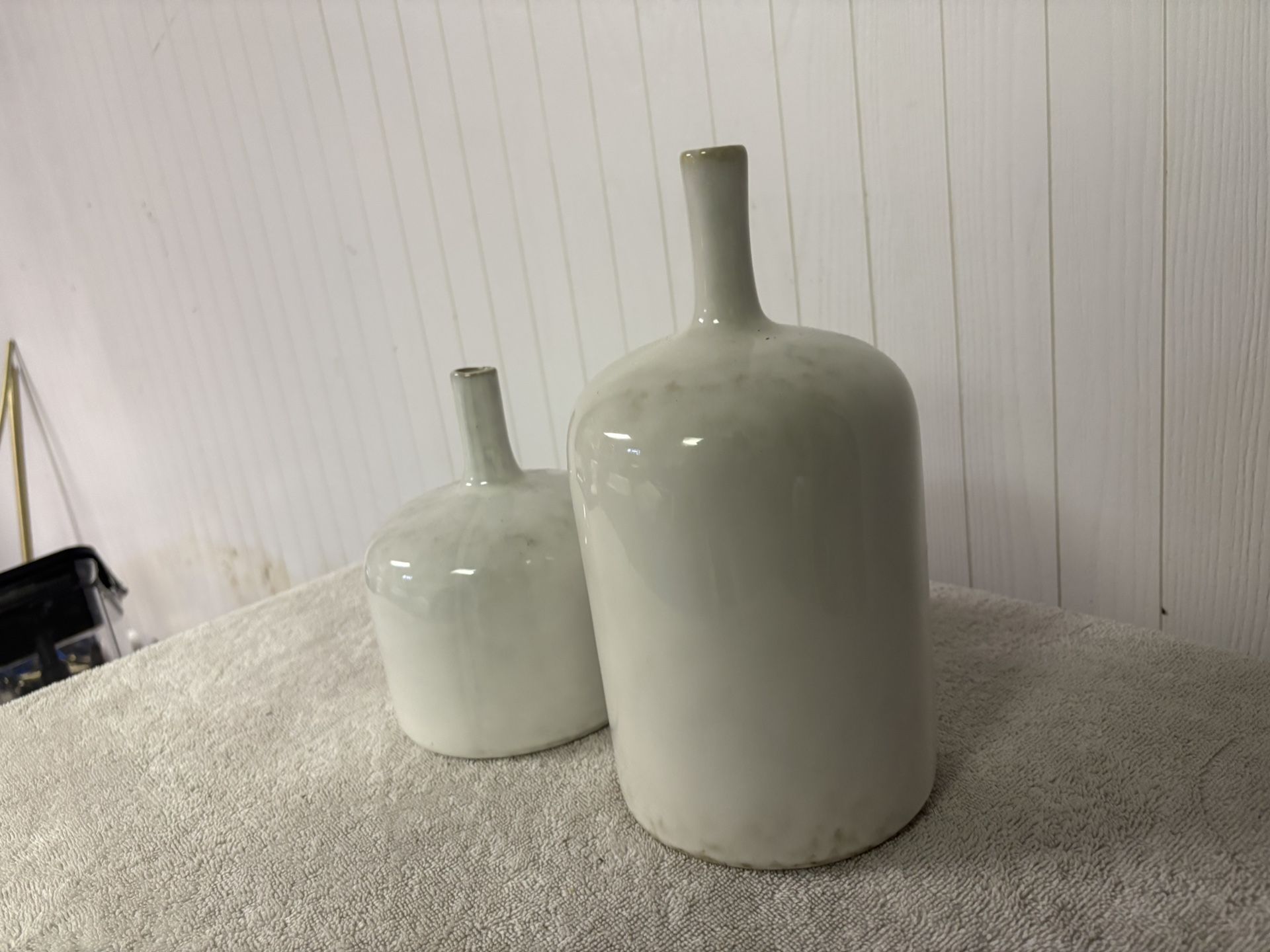 White Ceramic Vase Home Decorations
