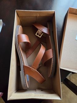 Steve Madden Cognac sandles WMN 8