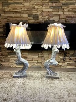 Set Of Two Nature Lamps