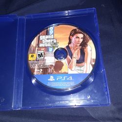 Used Gta 5 Ps4 Video Game (Not Scratched Or Harmed)