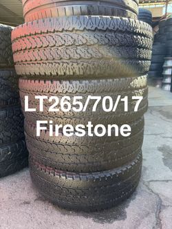 LT265/70/17 (4) Firestone Transforce AT