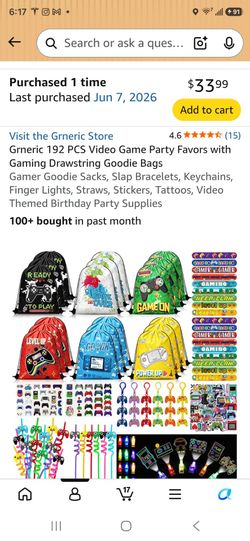 Gaming gamer birthday party