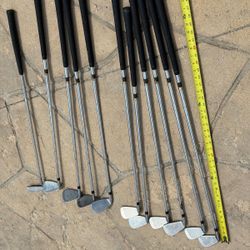 Used Black Cat 3,4,5,6,7,8,9,L,S,P Plus a Putter Iron Set 11 Clubs Total OBO
