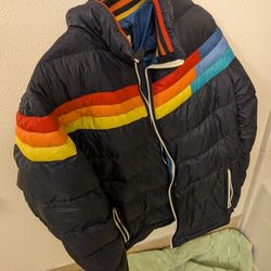 Marine Layer Archive Thin Puffer Jacket Large 