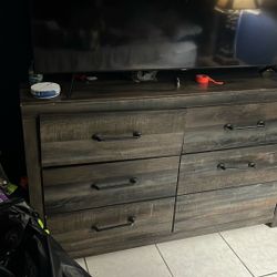 Rustic Style 3piece  Queen Bedroom Set 