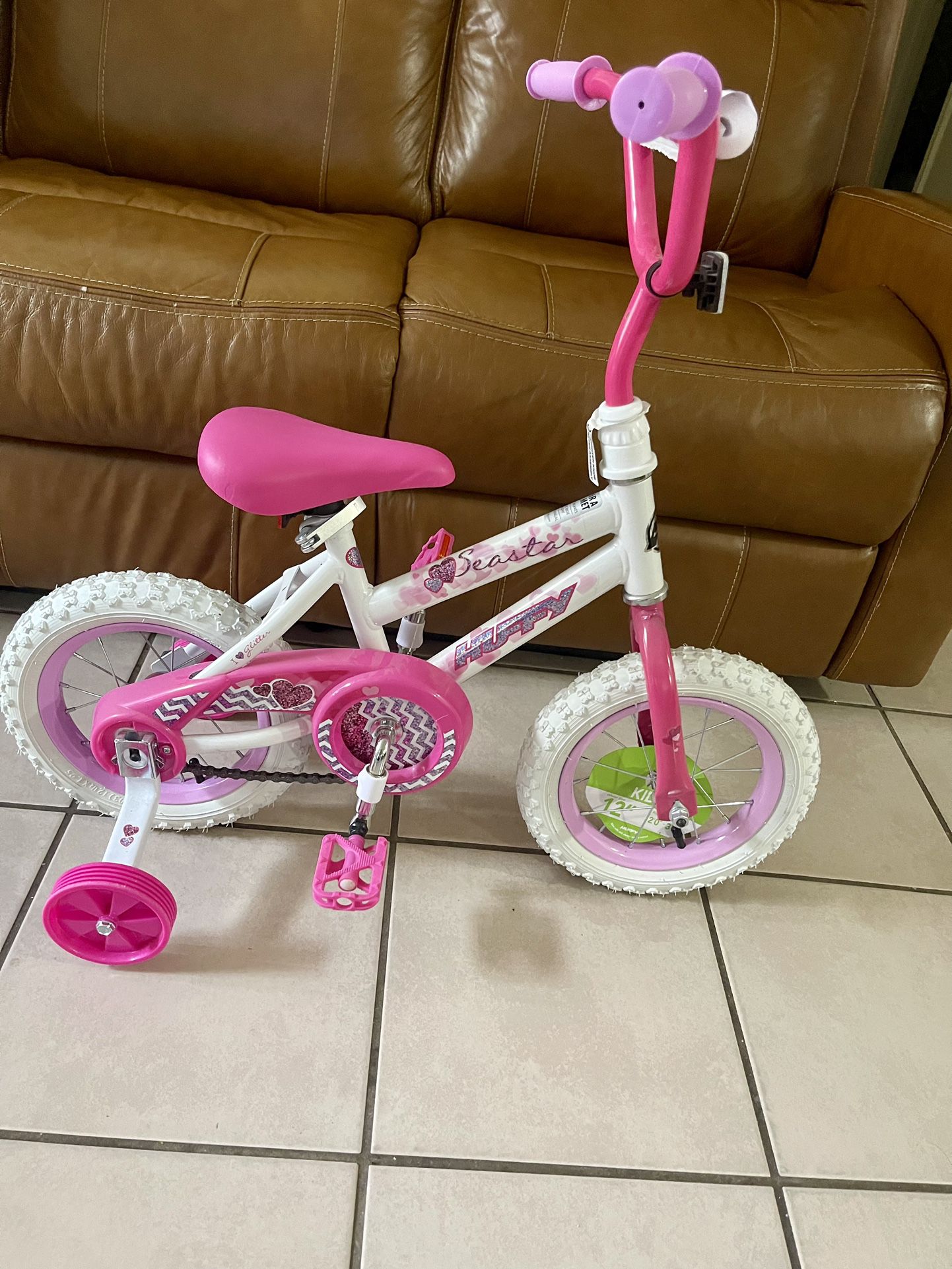 Pink Kids Bike 12”